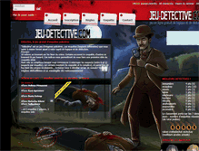Tablet Screenshot of jeu-detective.com